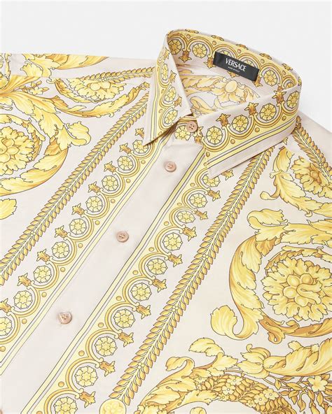 versace barocco donna|versace barocco silk shirt.